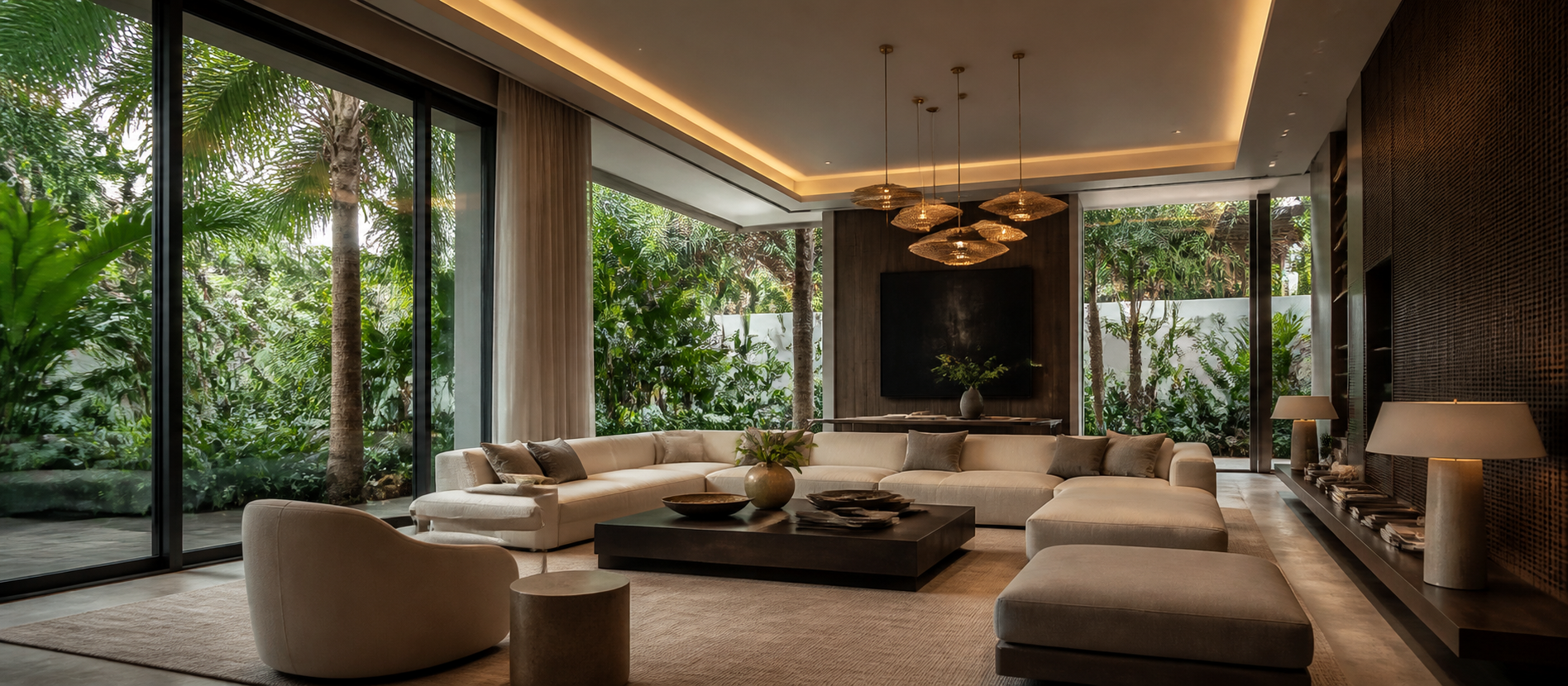 Victoria Island Residence living room